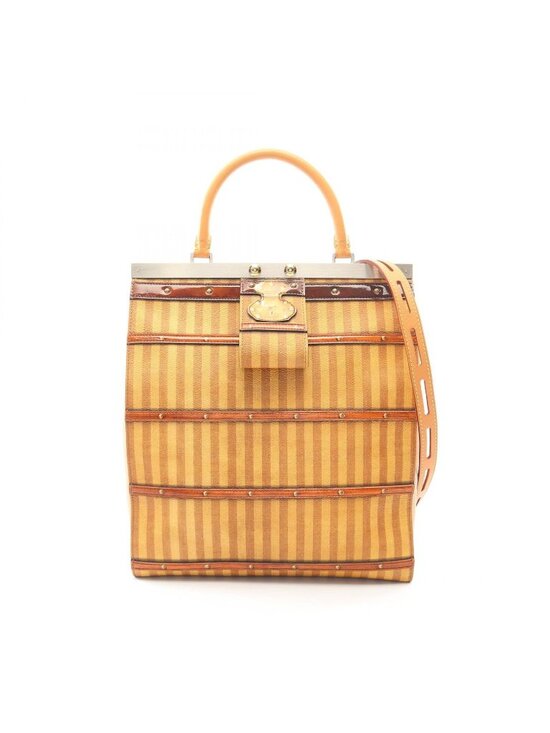 Louis Vuitton Handbags - Louis Vuitton Tote Crown Frame GM Transformed 2-Way Canvas Leather